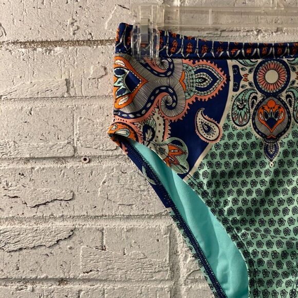 Gibson Paisley Modest Swim Suit Bottom Medium - Picture 4 of 10